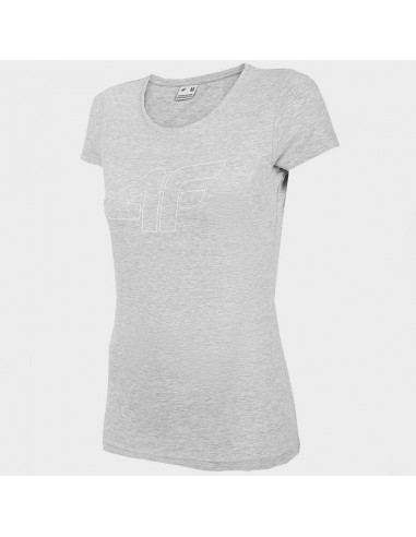 4F Î“Ï…Î½Î±Î¹ÎºÎµÎ¯Î¿ Î‘Î¸Î»Î·Ï„Î¹ÎºÏŒ T-shirt Î“ÎºÏÎ¹ H4L22-TSD353-27M